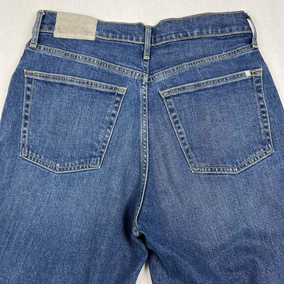 Everlane The Original Cheeky Jean High Rise Medium Wash Straight Leg Women’s 28 - Picture 5 of 10